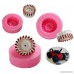 （Set of 3）Round Tire Silicone Jello Candy 3D Cake Molds for Sugarcraft Chocolate Fondant Resin Polymer Clay Cupcake Topper Decorating Soap Making - B06Y34HWYL